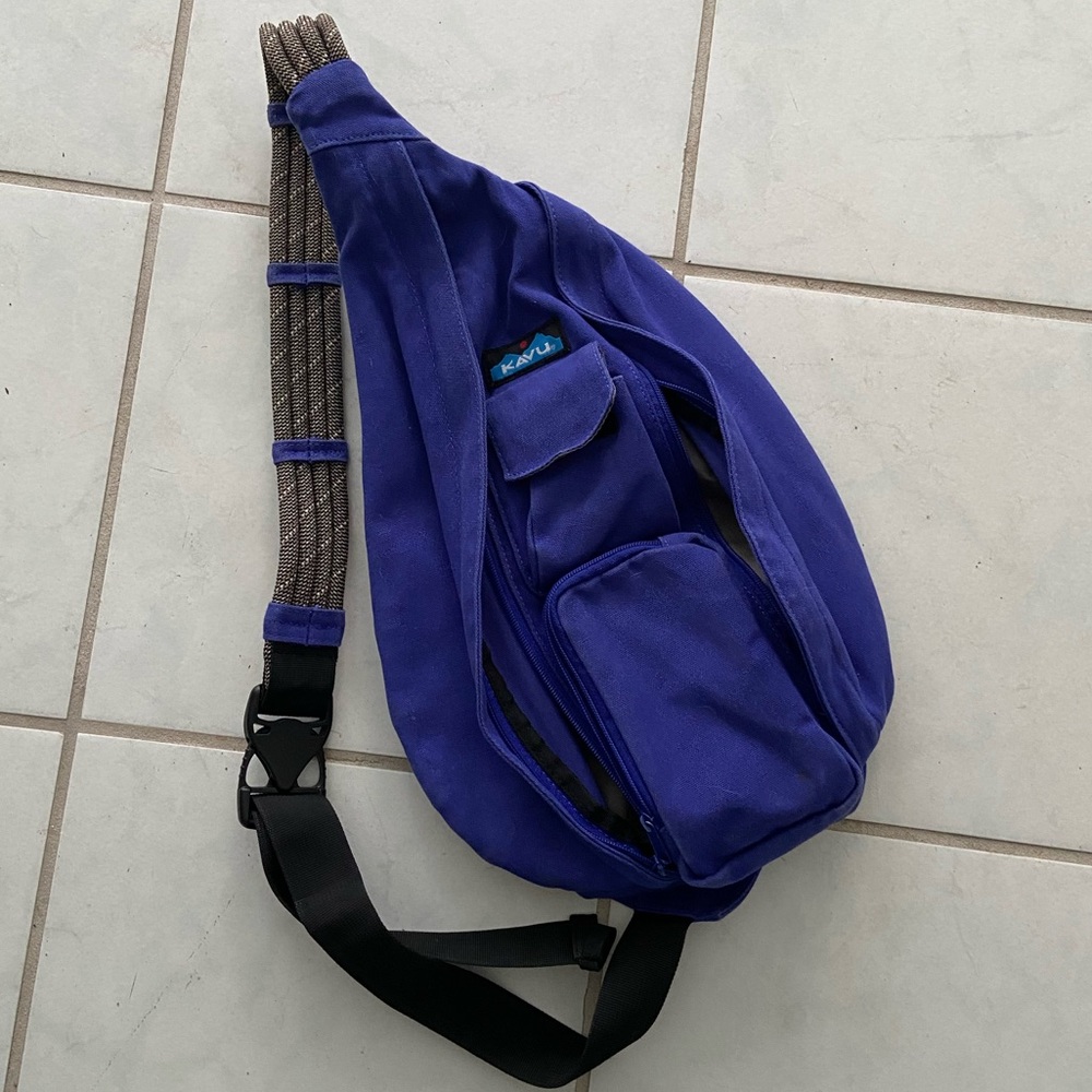 Kavu Purple Rope Bag